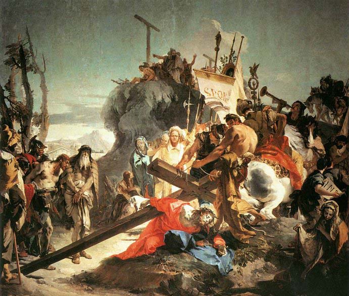 Giovanni Battista Tiepolo Christ Carrying the Cross